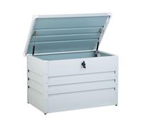 Beliani - Coffre de Jardin - Cebrosa - 300 Litres, en Acier, Gris Clair