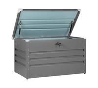 Beliani - Coffre de rangement - Cebrosa - en Acier Galvanisé Gris Moderne de 300