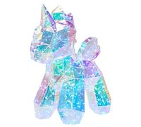 Beliani Décoration à LED Licorne Multicolore Irisée par USB 35 x 17 cm Accessoire Original Fornax