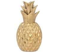 Beliani Décoration d'Intérieur en Forme d'Ananas Doré adapté au Meuble Design Moderne et apporte Une Touche Fantaisiste 23 cm de Hauteur