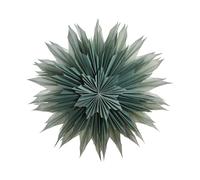 Beliani Décoration Suspendue en Papier en Forme d'Etoile Flocon Lampe Thème Noël Verte Grona