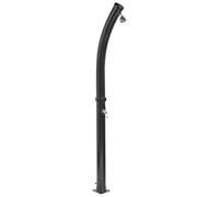 Beliani Douche d'Extérieur Moderne Solaire en PVC Fonction Pluie Noir Engabao