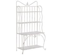 Beliani - Étagère de Jardin - Pavona - 4 Niveaux, en Acier, Beige Clair