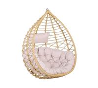 Fauteuil Suspendu En Rotin Beige Arsita Beige