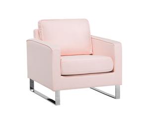 Beliani - Fauteuil - Vind - En Tissu, Rose