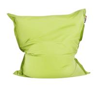Beliani Housse de Pouf Grande Taille avec Fermeture Éclair Imperméable Durable Intérieur Extérieur 140 x 180 cm en Nylon Vert Citron Fuzzy