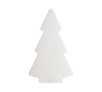 Beliani Lampadaire LED pour Extérieur Moderne Éclairage RVB Matériau Synthétique Forme d'arbre de Noël IP54 Blanc Finnan