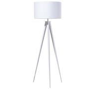 Beliani - Lampadaire - Stiletto - E27 40W, Matière Synthétique et Métal, Blanc