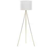 Beliani - Lampadaire - Vistula - E27 Max 60W, en Métal, Blanc et Doré