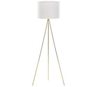 Beliani - Lampadaire - Vistula - E27 Max 60W, en Métal, Blanc et Doré