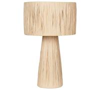 Beliani Lampe à poser Boho Raphia Beige Welmel