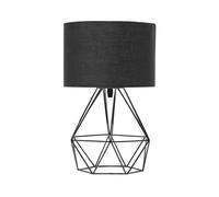 Beliani - Lampe Bureau - Maroni - E27 Max 40W, en Métal, Noir