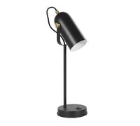 Beliani - Lampe Bureau - Tyria - E27 Max 25W, en Métal, Noir