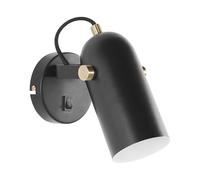 Beliani - Lampe Murale - Tyria - 1 spot, E27 Max 25W, en Métal, Noir
