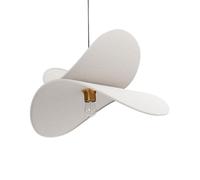 Beliani Lampe Pendante Abat-jour Ampoule Ouvert en Tissu Lin Gris Clair Mascota