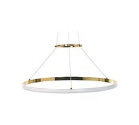 Beliani - Lampe Suspendue avec Lumière LED - Tano - en Aluminium et Acier, Doré [EEK: A]