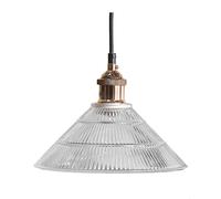 Beliani - Lampe Suspension - Curone - E27 Max 40W, en Verre, Cuivré