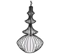 Beliani - Lampe Suspension - Kolva - E27 Max 60W, en Métal, Noir