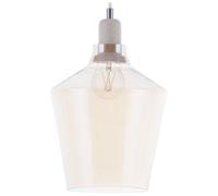 Beliani - Lampe Suspension - Santon - E27 Max 40W, en Verre, Transparent et Doré