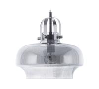 Beliani - Lampe Suspension - Wiltz - E14 Max 40W, en Verre, Transparent et Gris