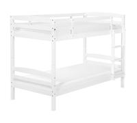 Beliani - Lit Superposé - Regat - 90 x 200 cm, en Bois, Blanc