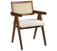 Lot de 2 chaises de salle à manger AVA Bois Marron foncé