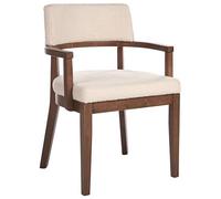 Beliani Lot de 2 Chaises de Salle à Manger en Bouclé Assise Tapissée Marron et Beige Dalbo