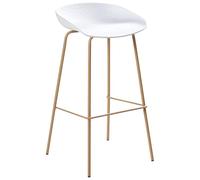 Lot de 4 chaises de bar VENLO Blanc