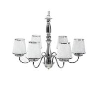 Beliani - Lustre de 6 ampoules en métal chromé BRADANO