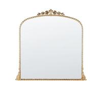 Miroir Glamour Métal 71 x 71 cm Doré Livry