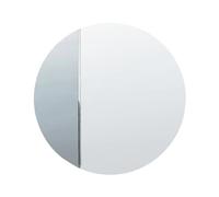Beliani Miroir Mural Moderne Forme Ronde avec Crochets Bleu Charron