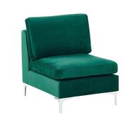 Beliani - Module Fauteuil - Evja - en Velours, Vert