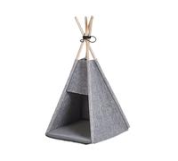 Beliani - Niche pour Chat - Ulubey - 35 x 40 cm, en Feutre, Gris Clair