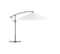 Beliani - Parasol de Jardin - Calabria II - 268 cm, en Tissu Polyester, Beige