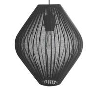 Beliani Plafonnier Design Moderne Éclairage Suspendu Abat-jour en Lin Marron Erebato