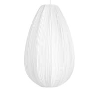 Beliani Plafonnier Design Moderne Éclairage Suspendu Abat-jour en Lin Marron Erebato