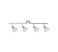 Beliani - Plafonnier - Erma - G9 Max. 20W, en Métal, Argenté