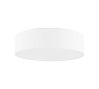 Beliani - Plafonnier - Rena - E14 Max 25W, en Tissu, Blanc