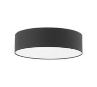 Beliani - Plafonnier - Rena - E14 Max 25W, en Tissu, Noir