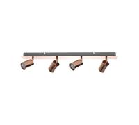 Beliani - Plafonnier - Tigris - 4 Lampes - GU10.40W - en Métal, Argenté