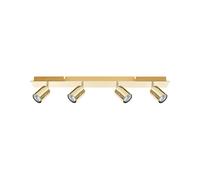 Beliani - Plafonnier - Tigris - 4 Lampes - GU10.40W - en Métal, Doré