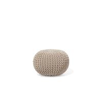 Beliani - Pouf beige 40 x 25 cm CONRAD