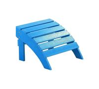 Beliani - Repose-pied pour Fauteuil Bas - Adirondack - en Bois Synthétique, Bleu