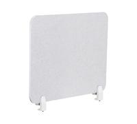 Beliani Séparateur de Bureau en Pet Acoustique Recouvert de Tissu 72 x 50 cm Blanc Cassé Split