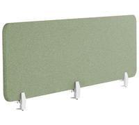 Beliani Séparateur de Bureau Vert Synthétique et Polyester 180 x 40 cm Ecran Visuel Wally