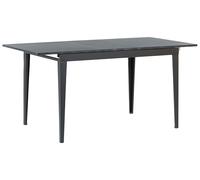 Beliani - Table à Manger - Norley - 120/160 x 80 x 77 cm, en MDF et Métal, Noir