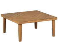 Beliani Table Basse de Jardin Claire en Bois d'Acacia 70 x 70 cm Moderne UV Résistant Baratti