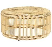 Table Basse Design En Rotin Clair Limni Naturel