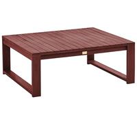 Beliani Table Basse en Bois d'Acacia pour Ensemble de Jardin Moderne à Lattes Timor II