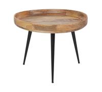 Beliani - Table Basse Pour Café - Edna - 49 cm, en Bois de Manguier et Acier, Ma